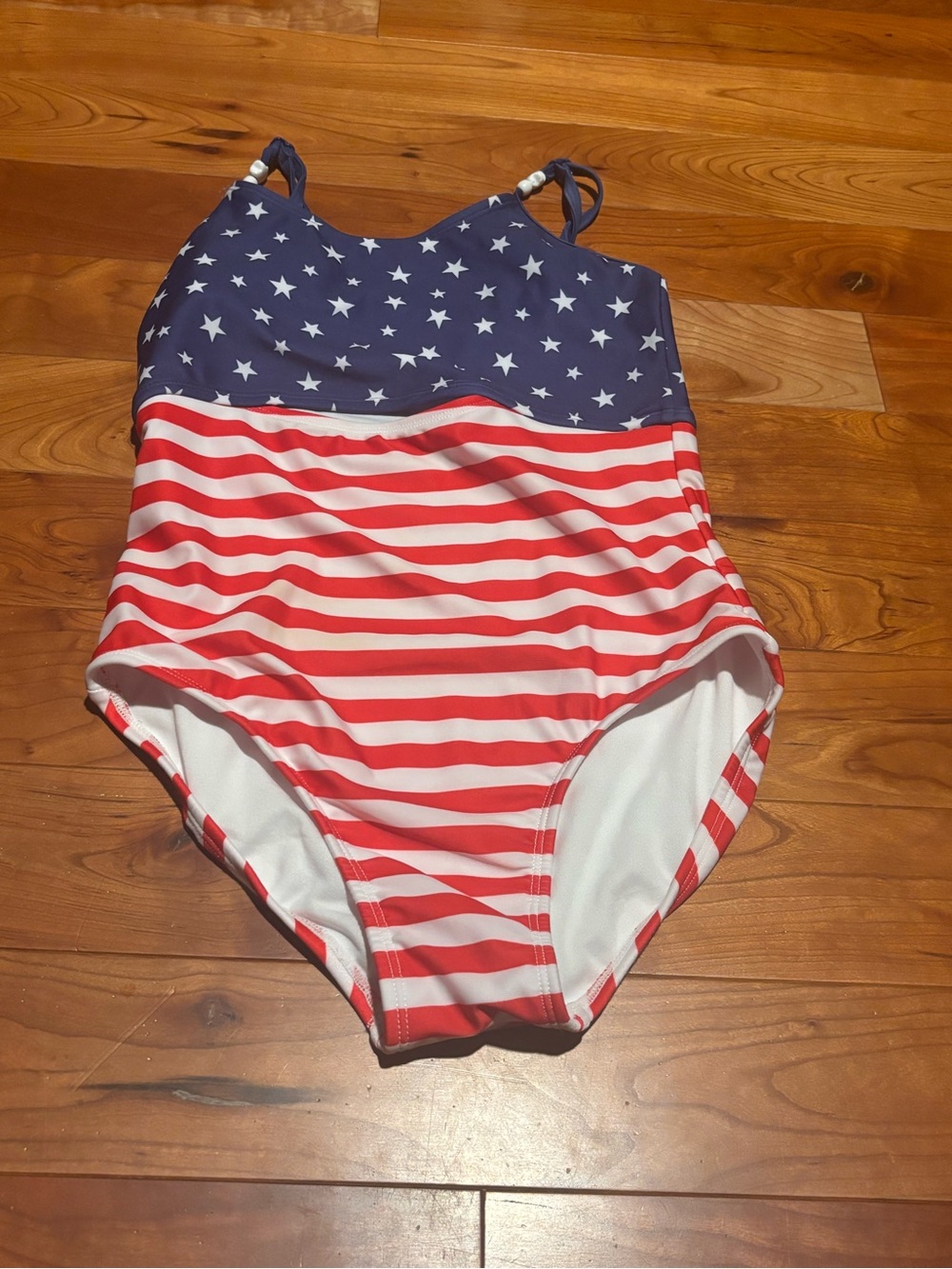 Cat & Jack Kids One-Piece Swimsuit in Navy, Red & White